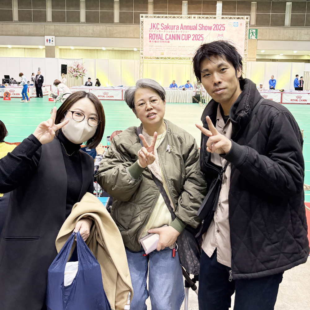 先生たち、ドッグショーへ行ってきました！